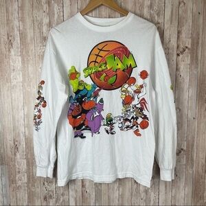 Space Jam Retro PACSUN Long Sleeve Screen Tee Size M‎